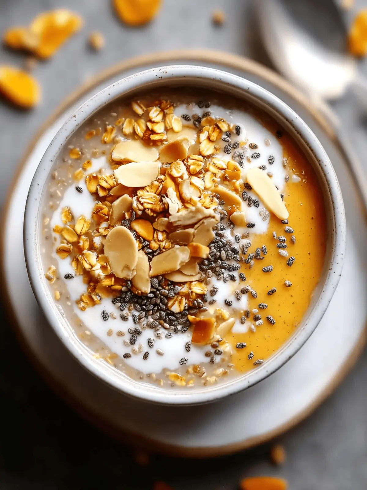 Pumpkin Pie Overnight Oats with Chia