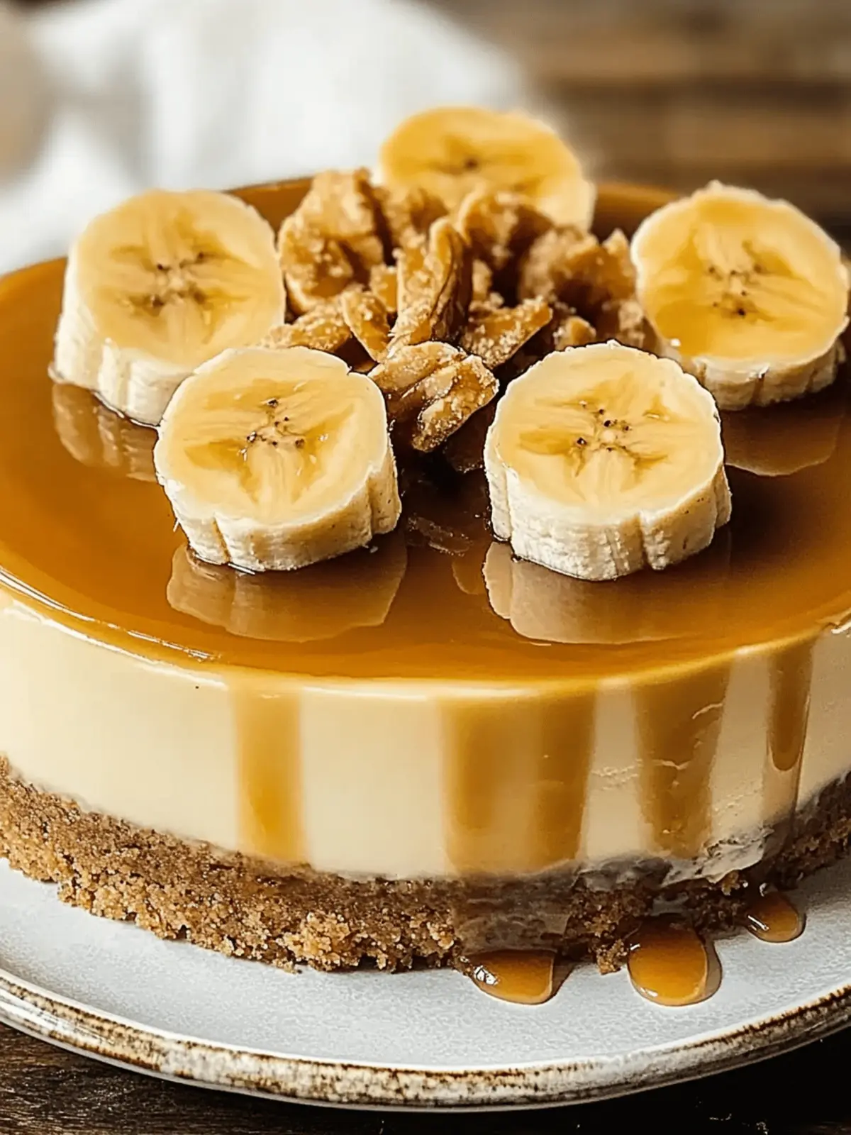 Bananas Foster Cheesecake