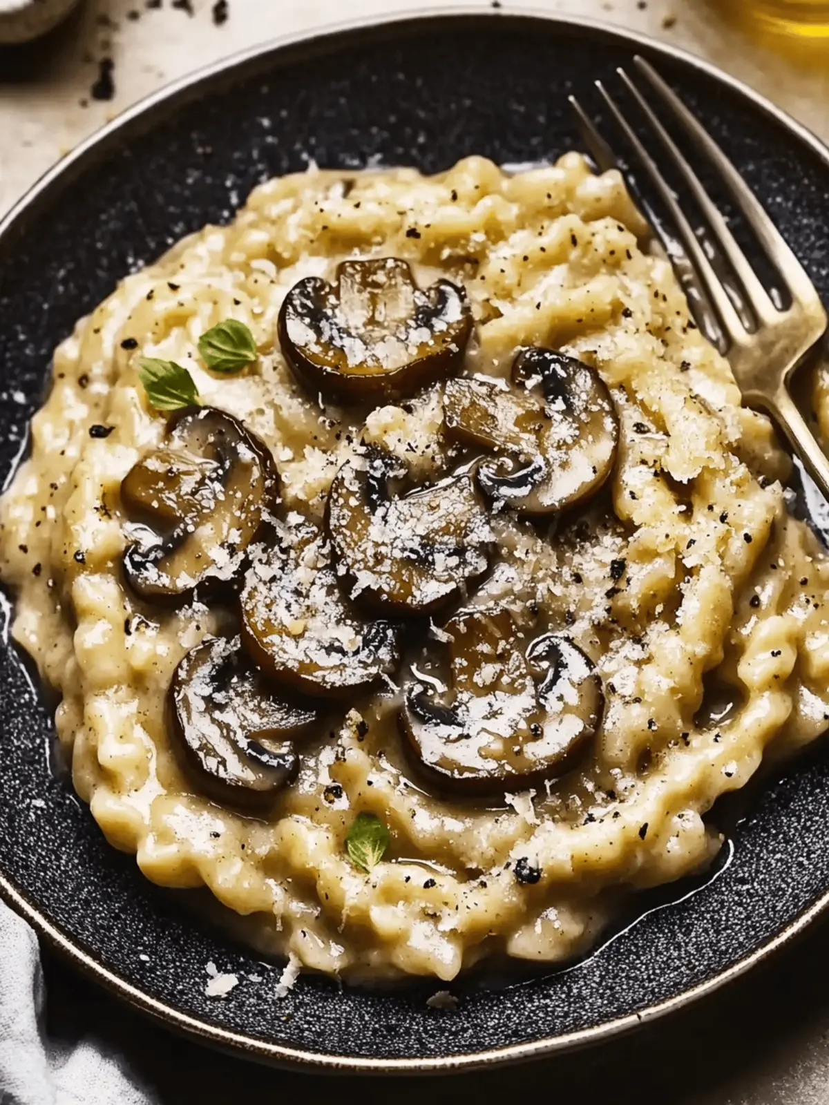 Creamy Mushroom Pastina