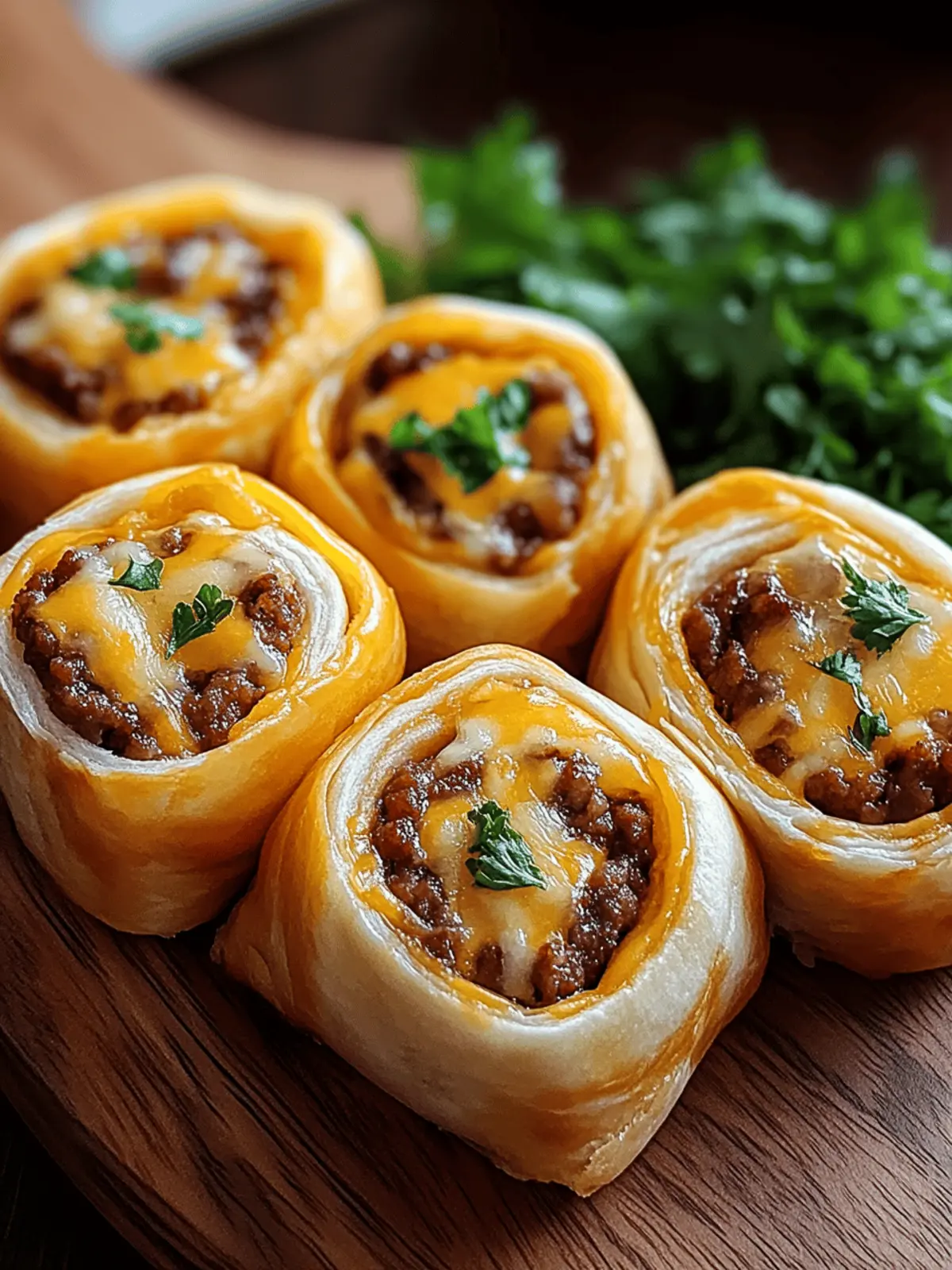 Cheeseburger Rollups