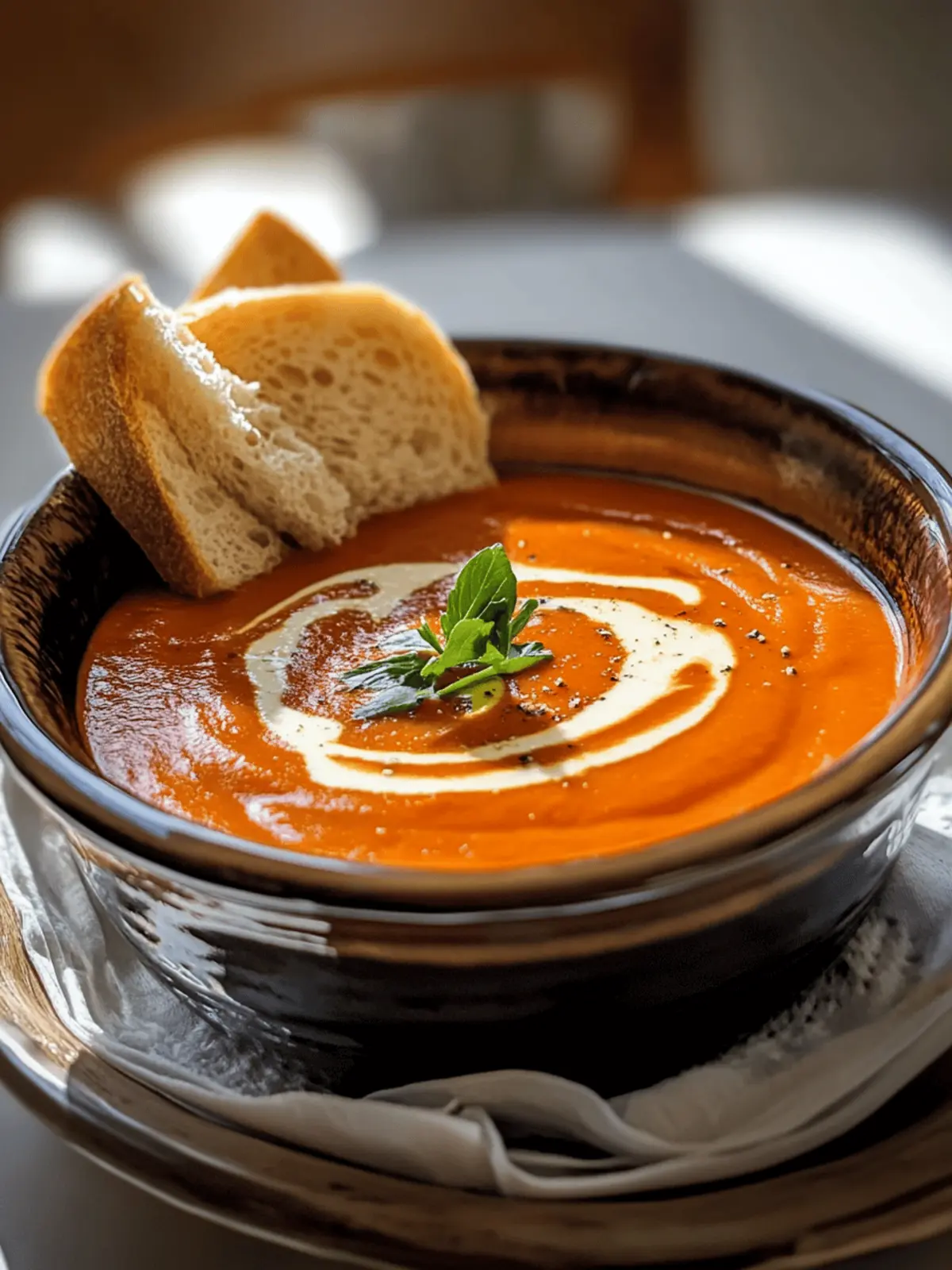 Roasted Red Pepper Gouda Soup