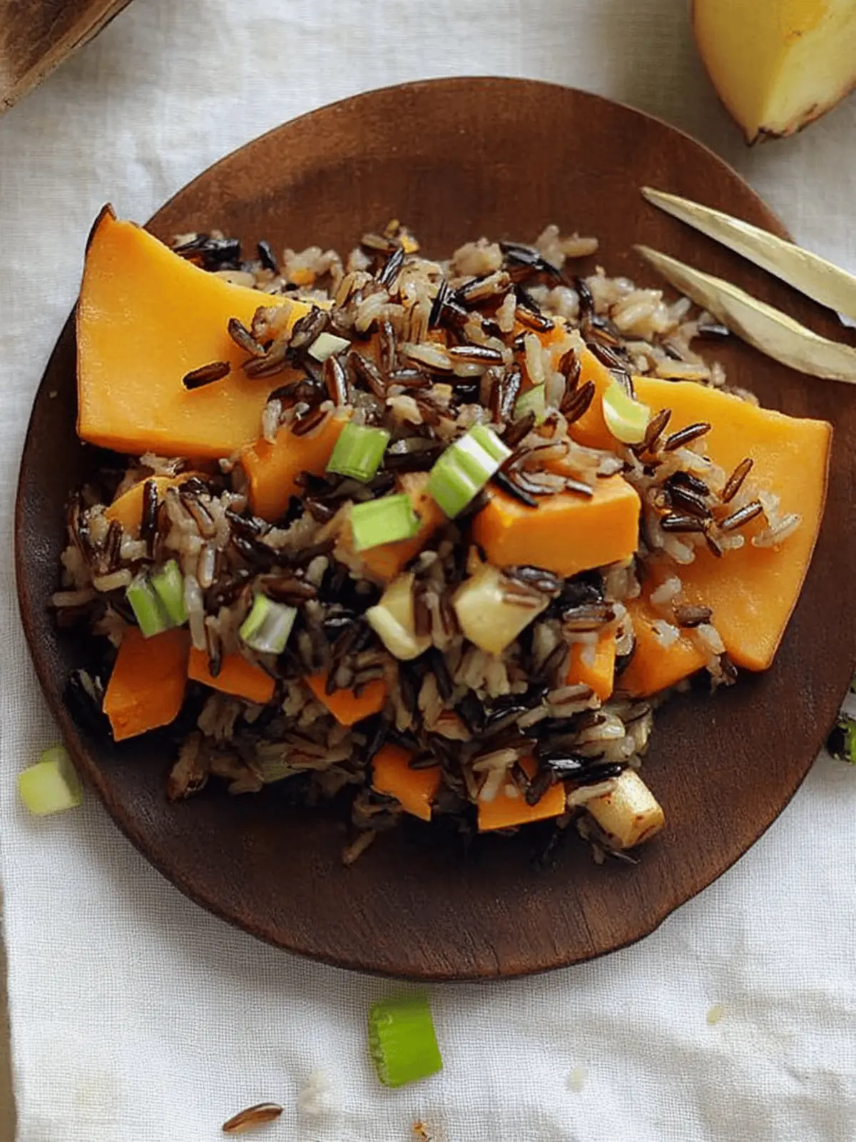 wild rice sauté with sweet potato