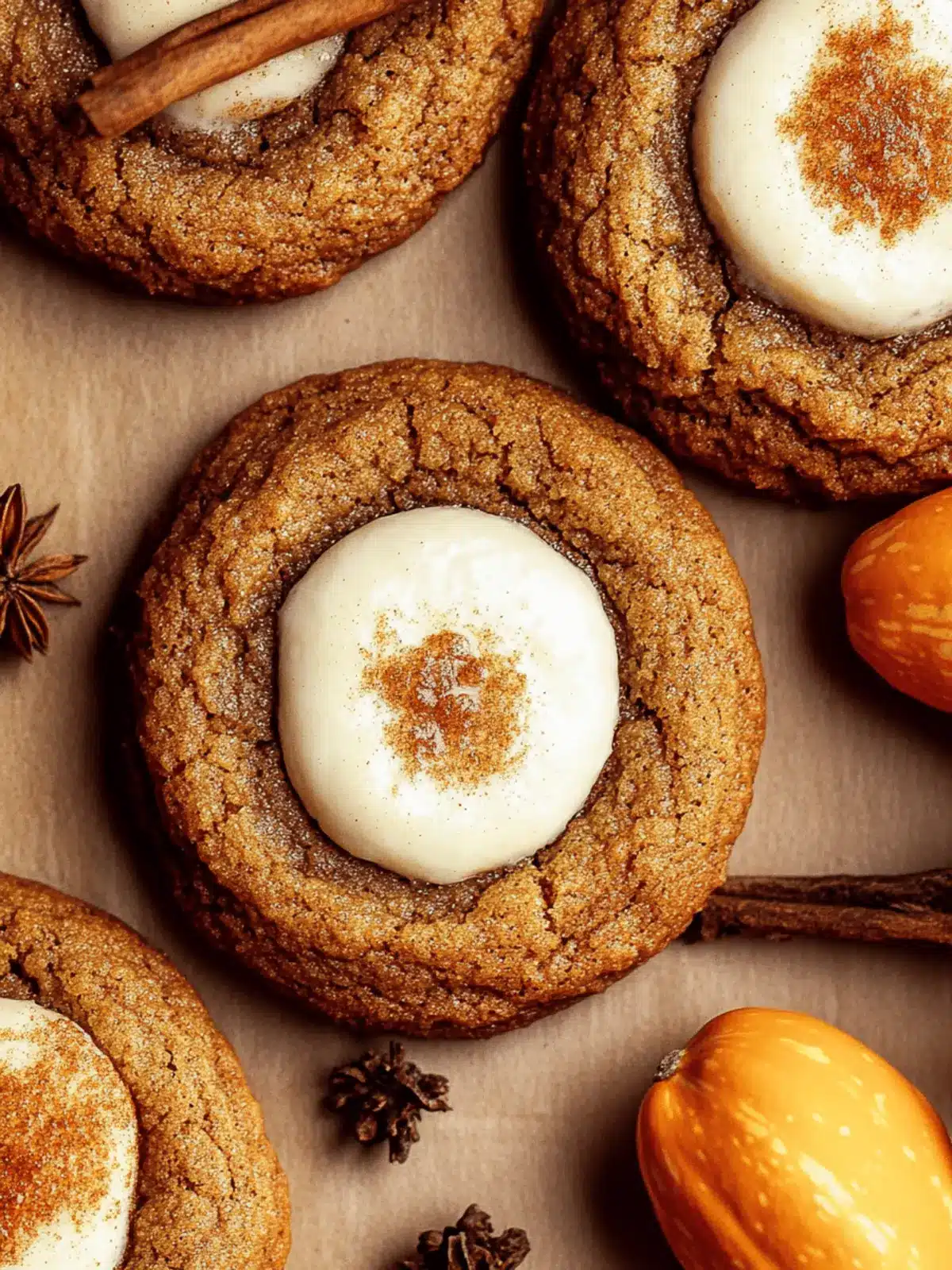 Pumpkin Cheesecake Cookies