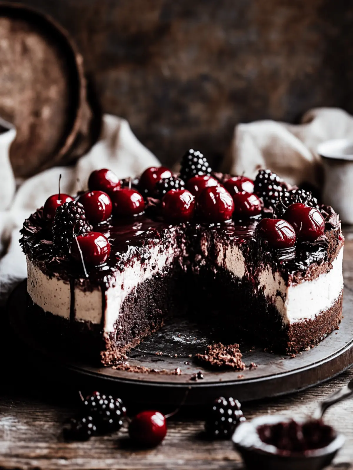 Black Forest Cheesecake