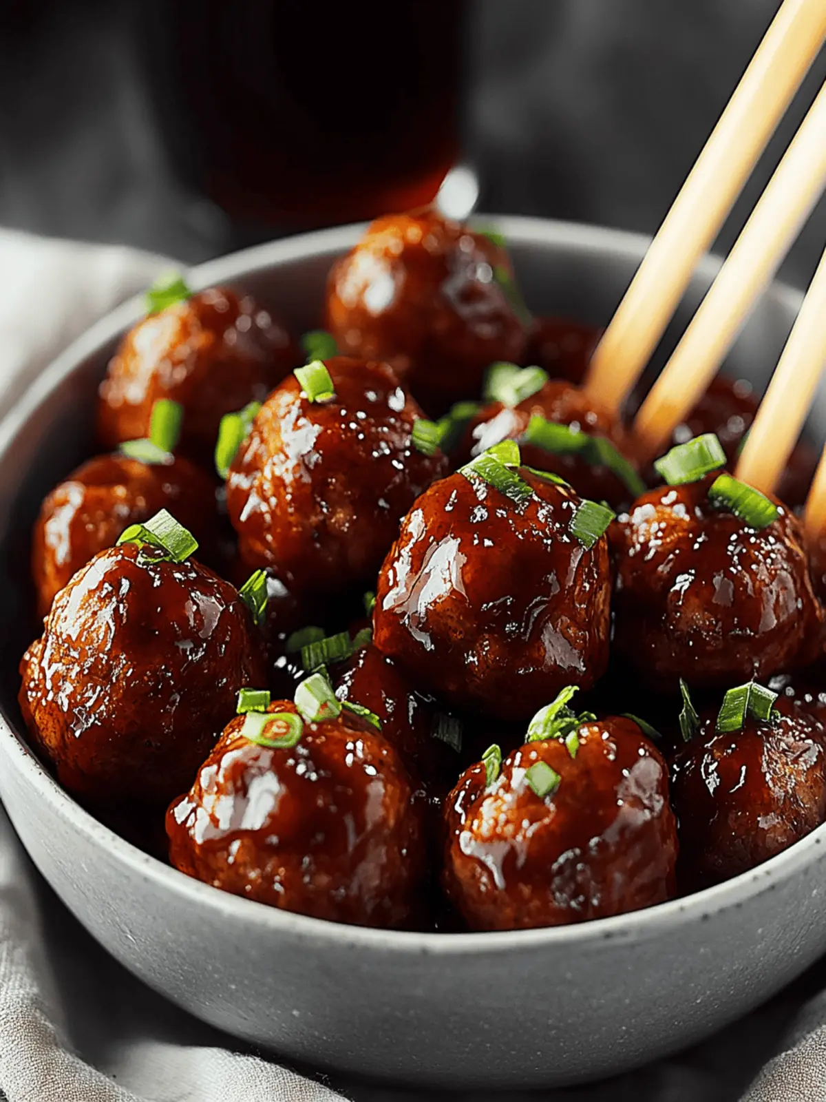 Bourbon BBQ Meatballs