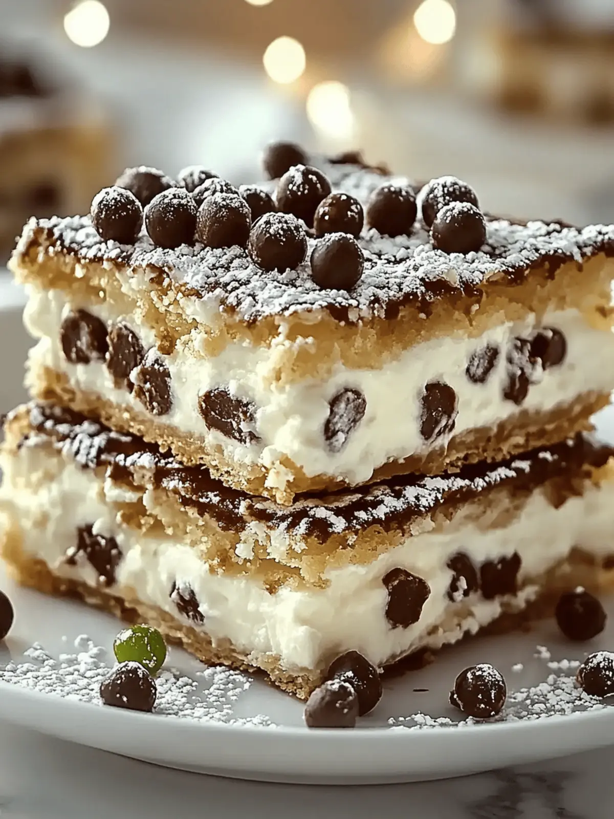 Classic Cannoli Squares