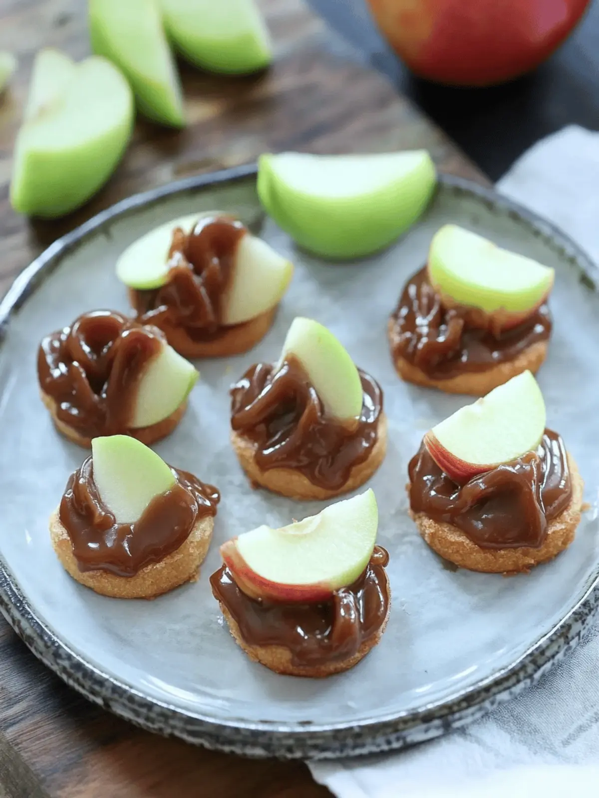 Caramel Apple Bites