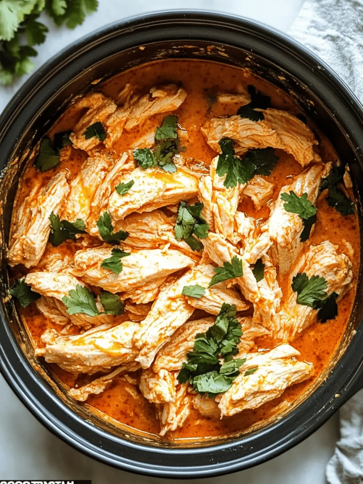 Crockpot Buffalo Chicken