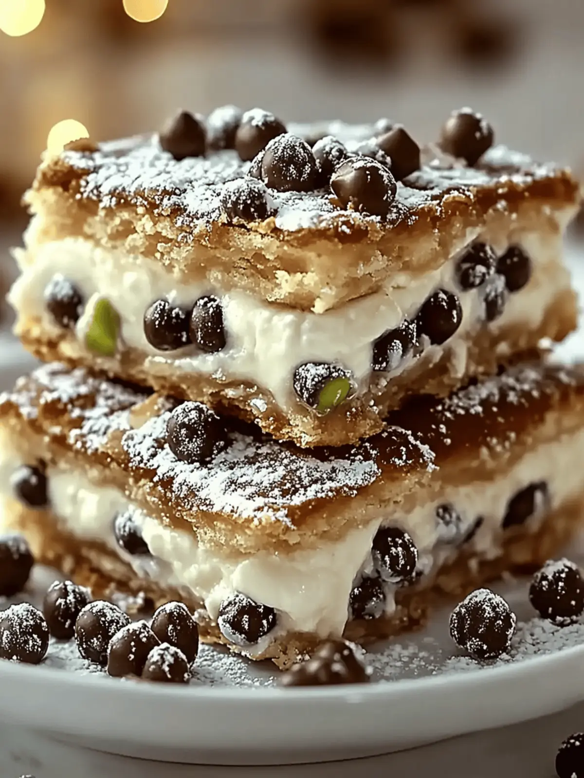 Classic Cannoli Squares