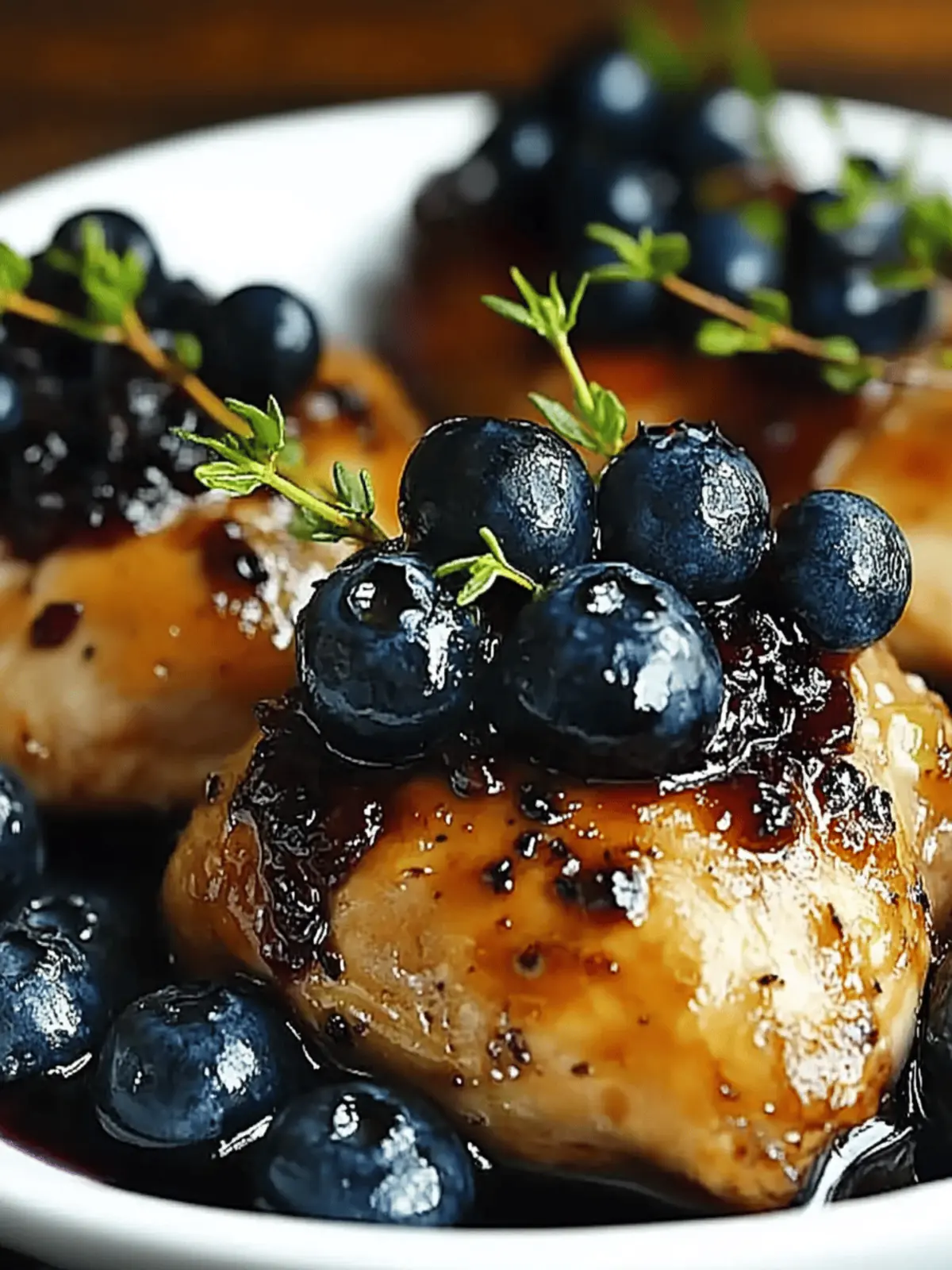 Blueberry Thyme Chicken