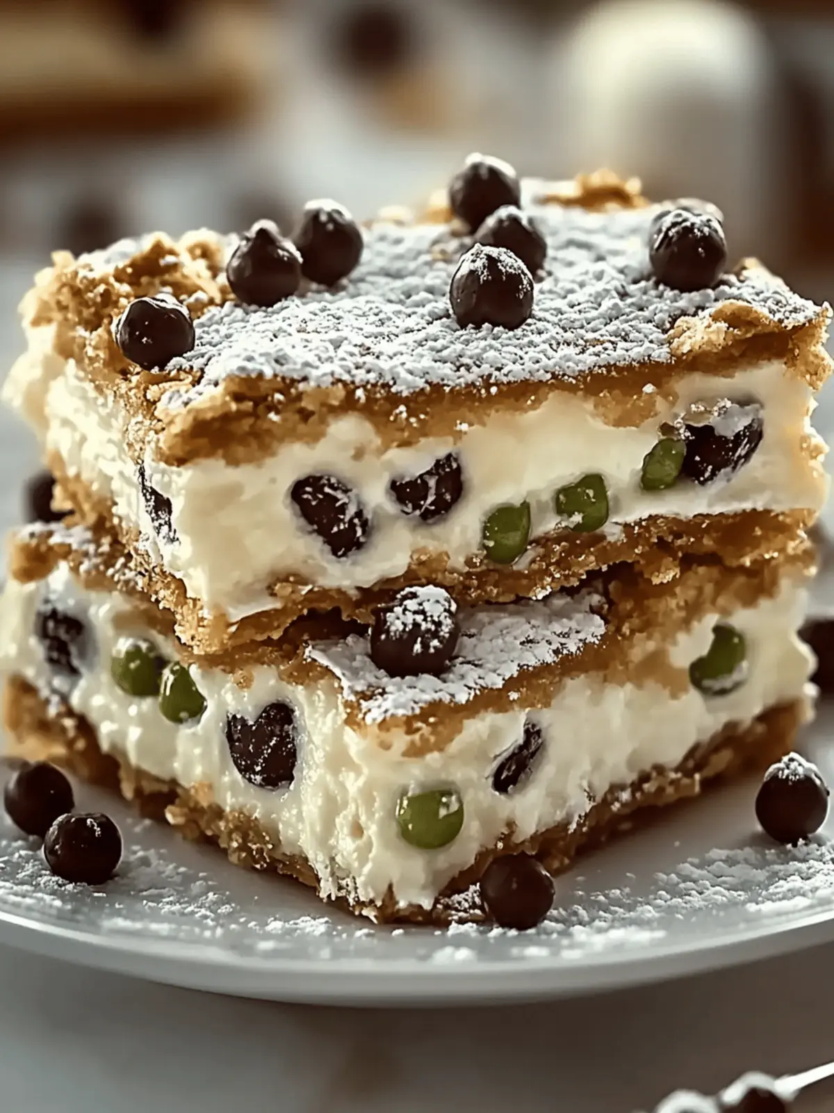 Classic Cannoli Squares