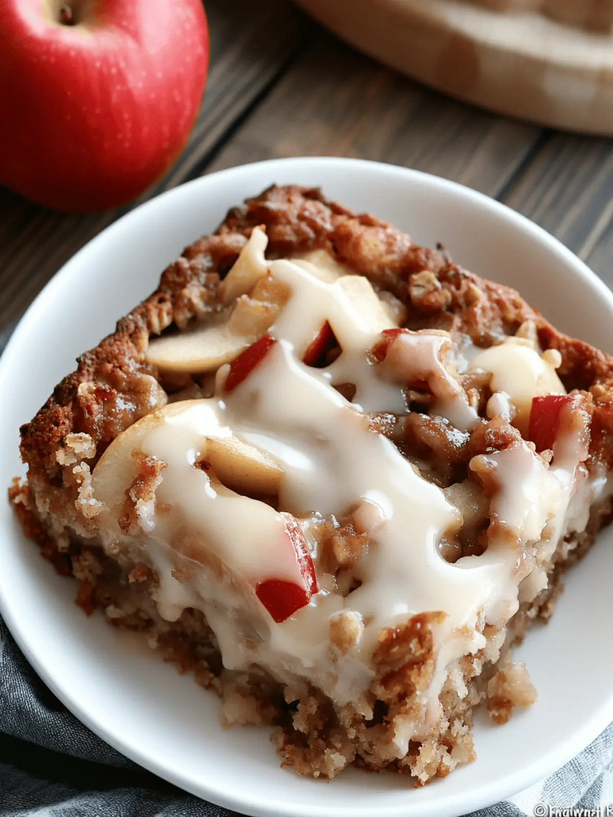 Oatmeal Apple Breakfast Bake