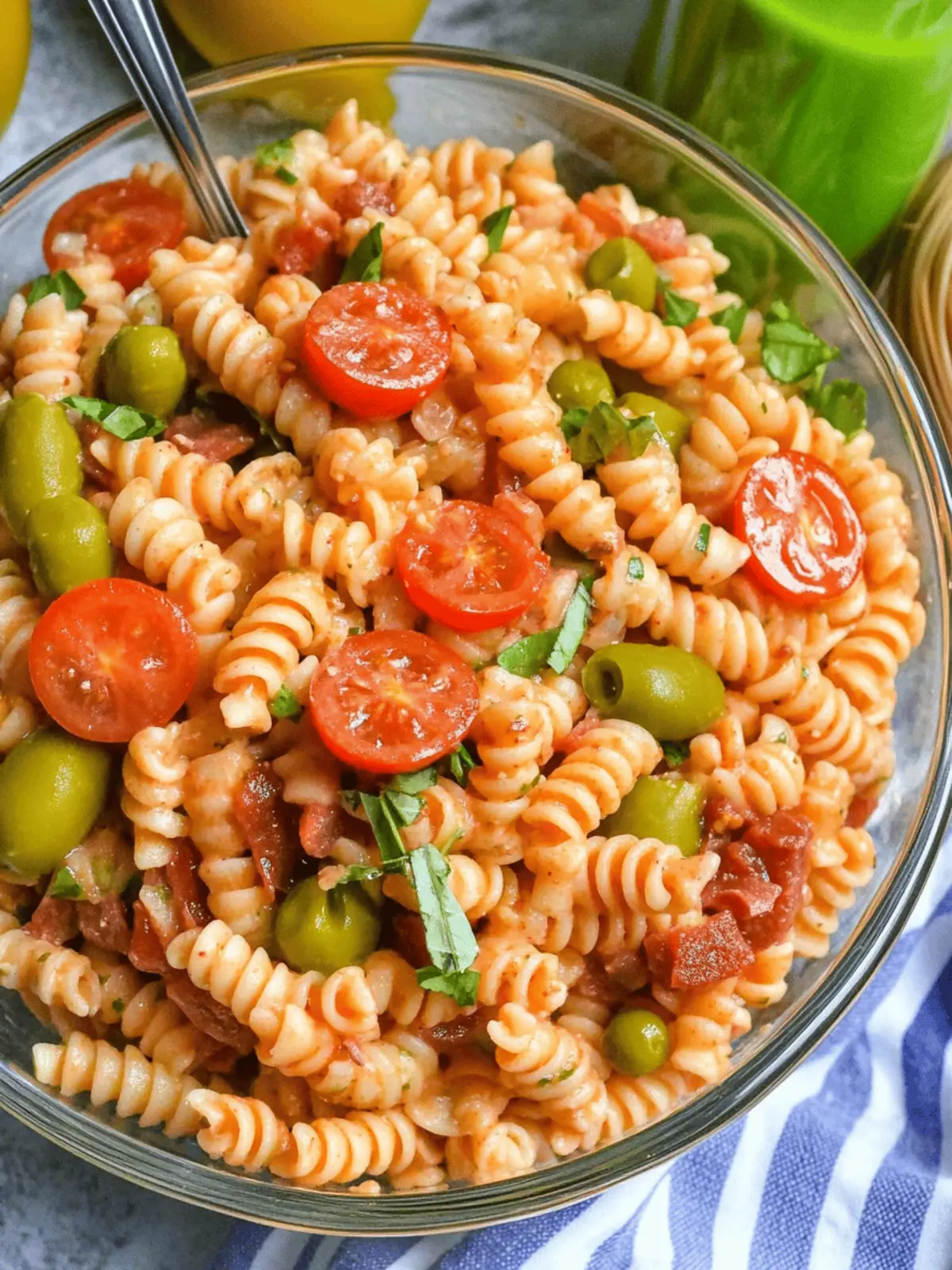 Bloody Mary Pasta Salad