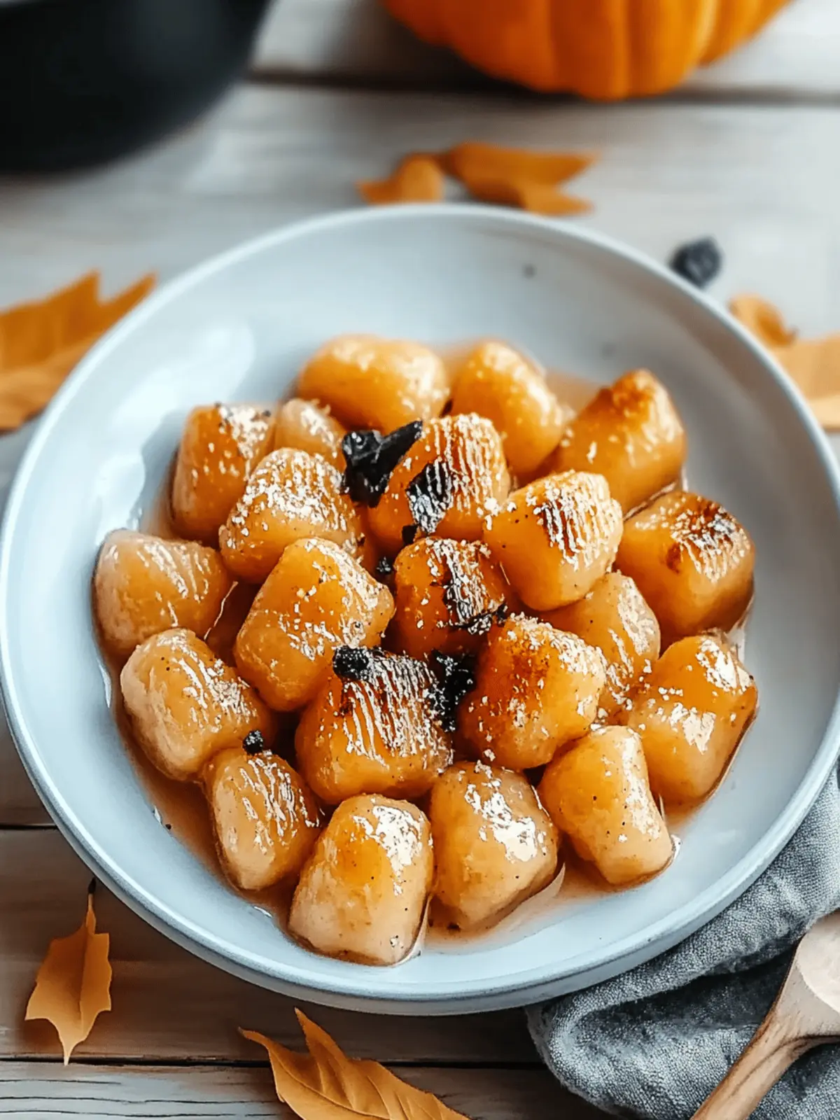 Air Fryer Pumpkin Gnocchi Bake