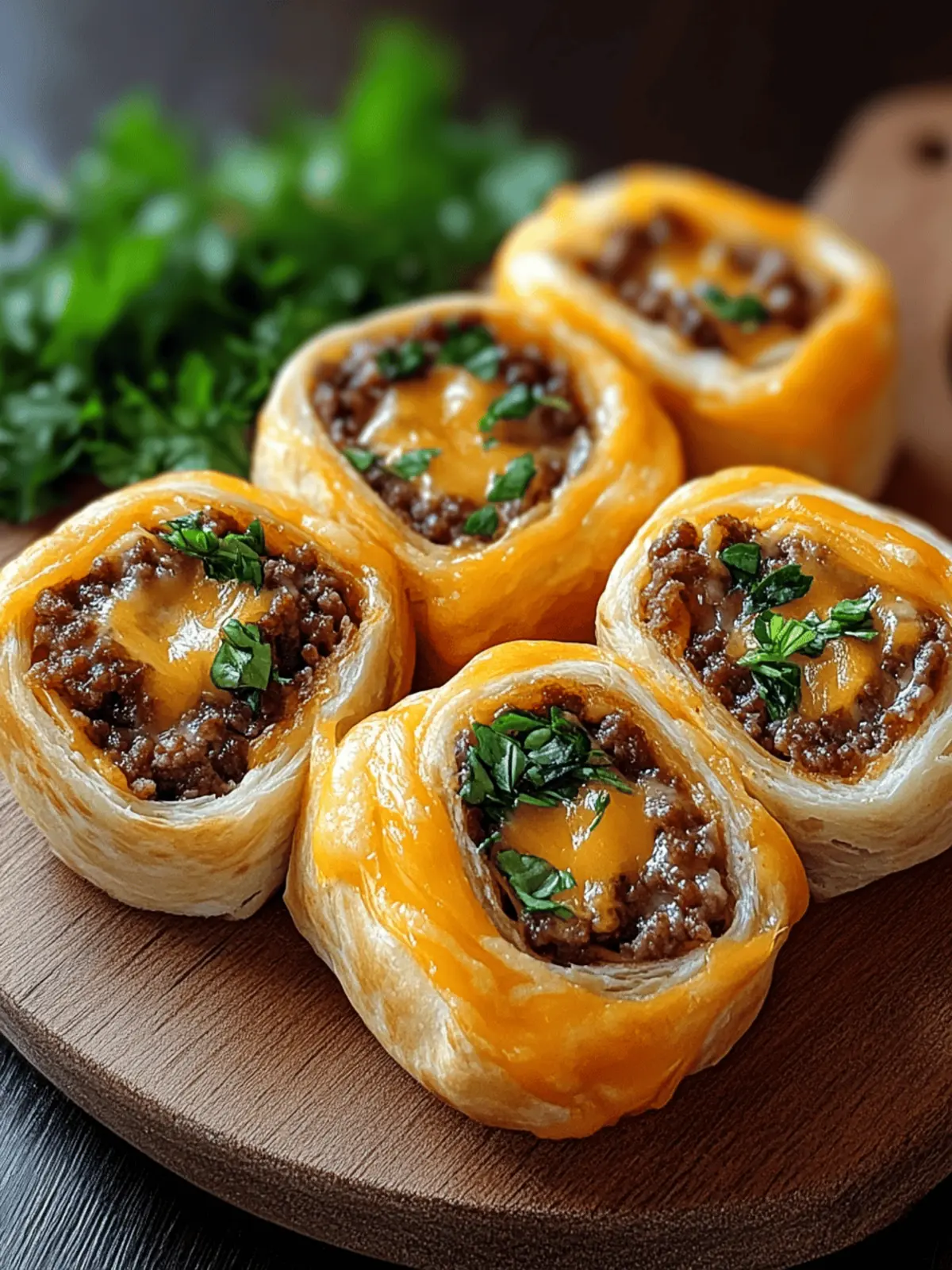 Cheeseburger Rollups