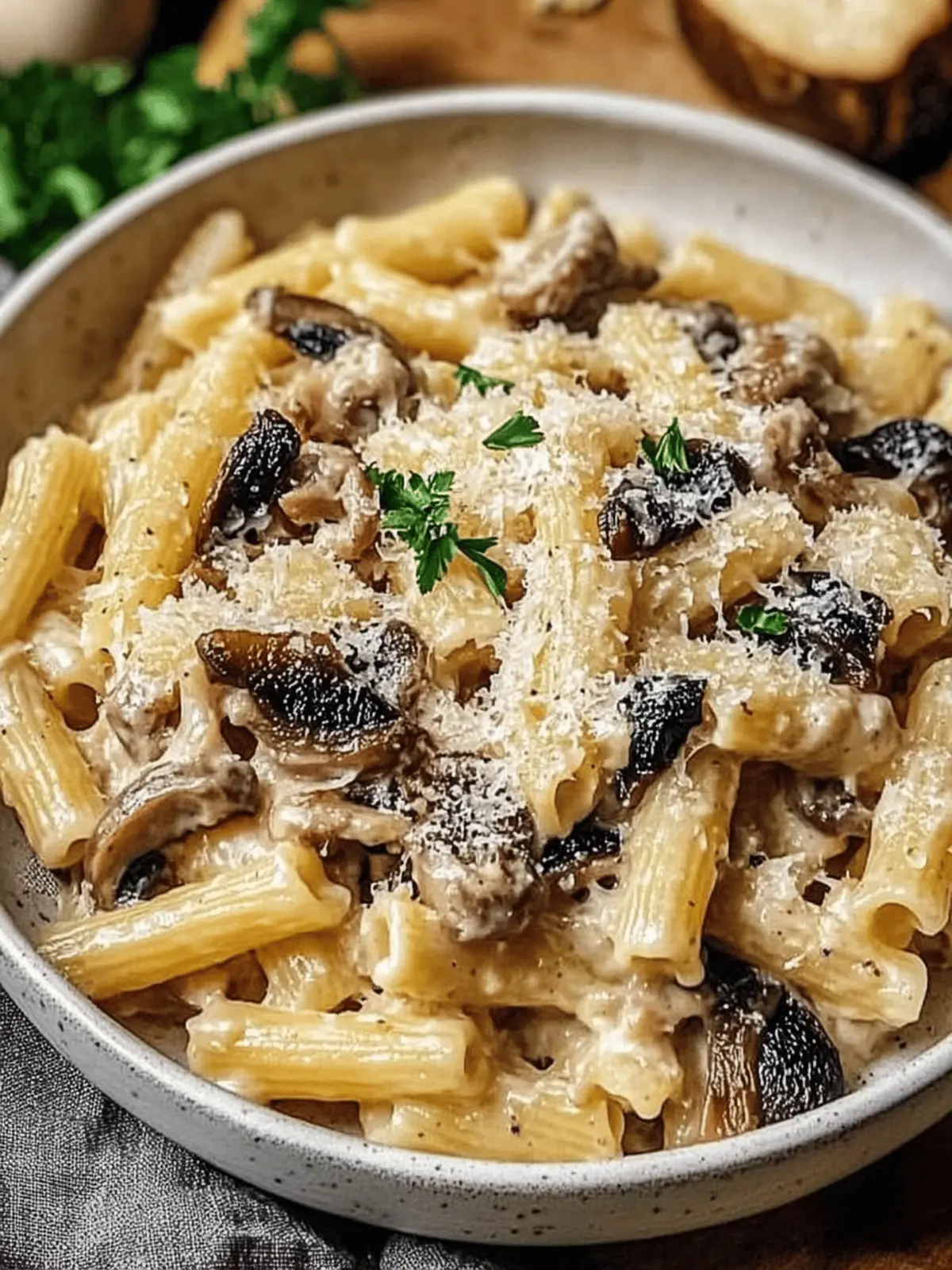 Morel Mushroom Pasta