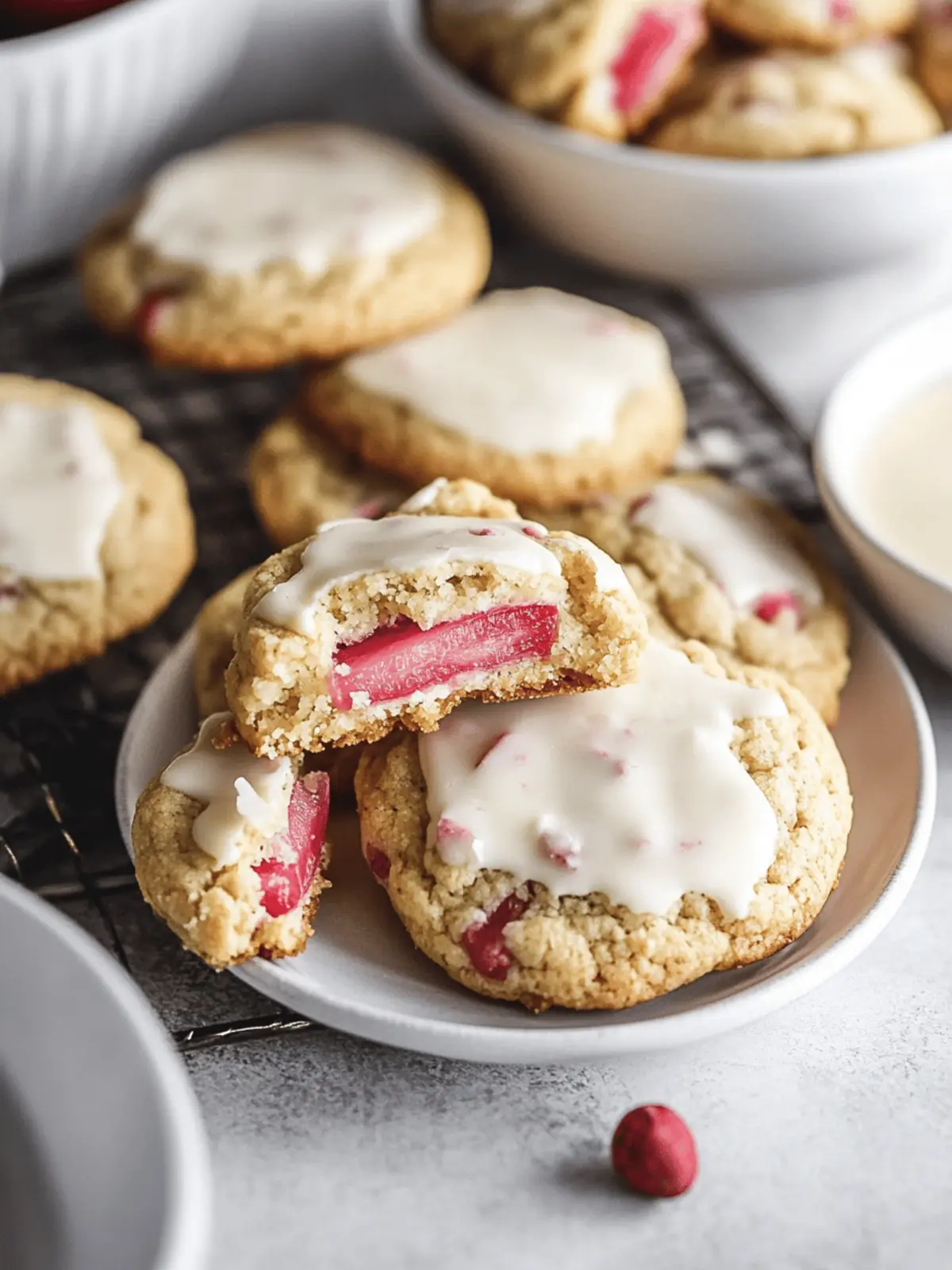 Rhubarb Cookies