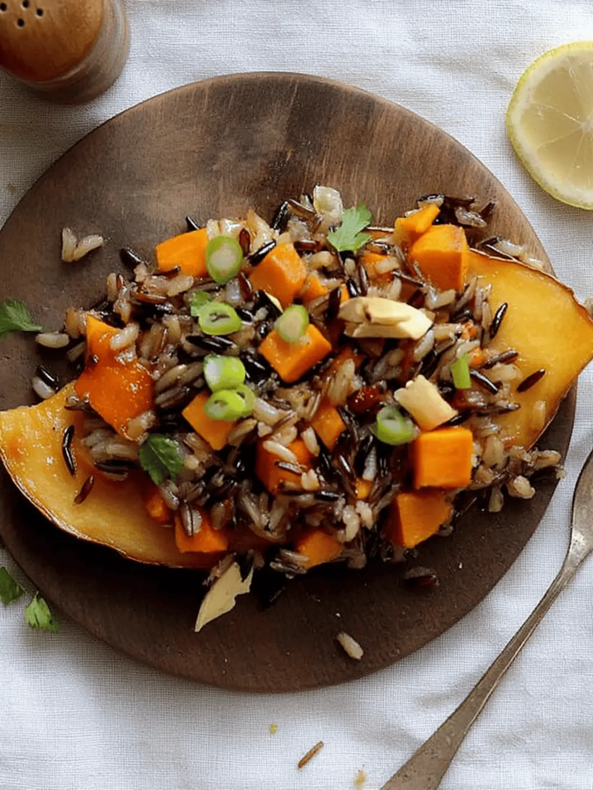 wild rice sauté with sweet potato