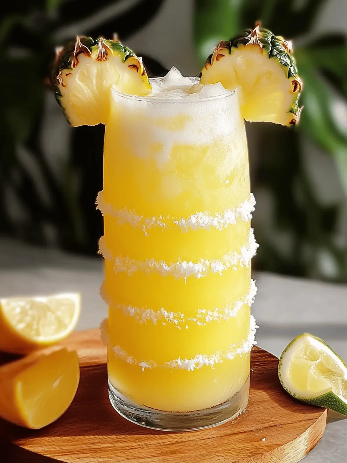 Non Alcoholic Piña Colada Punch