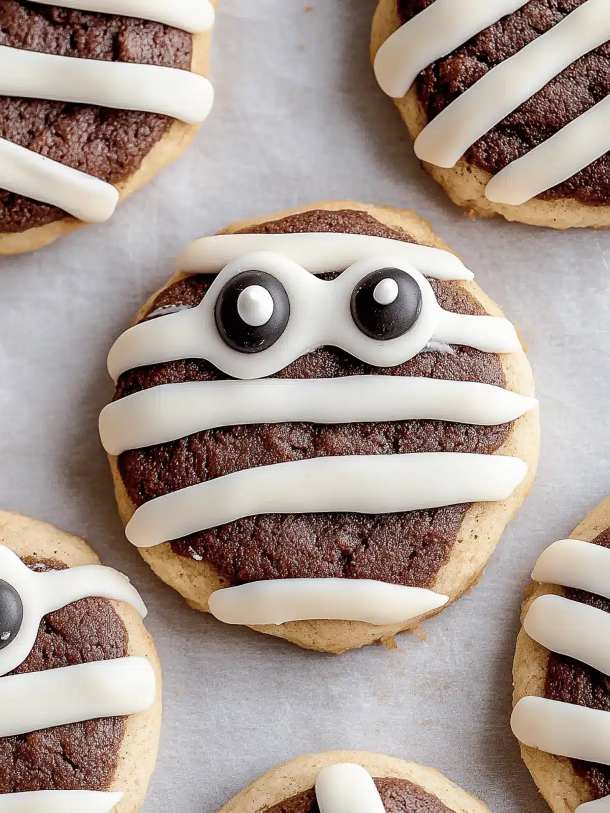Halloween Mummy Cookies