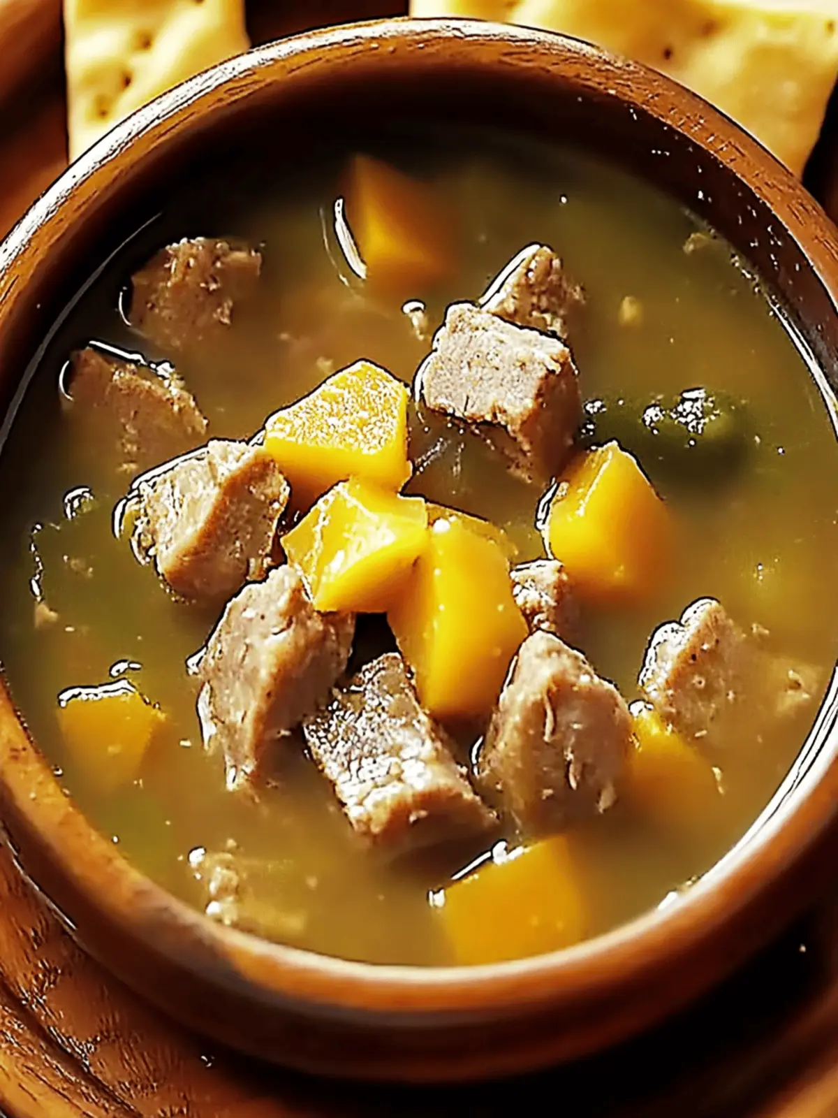 Hearty Pork & Green Chile Stew