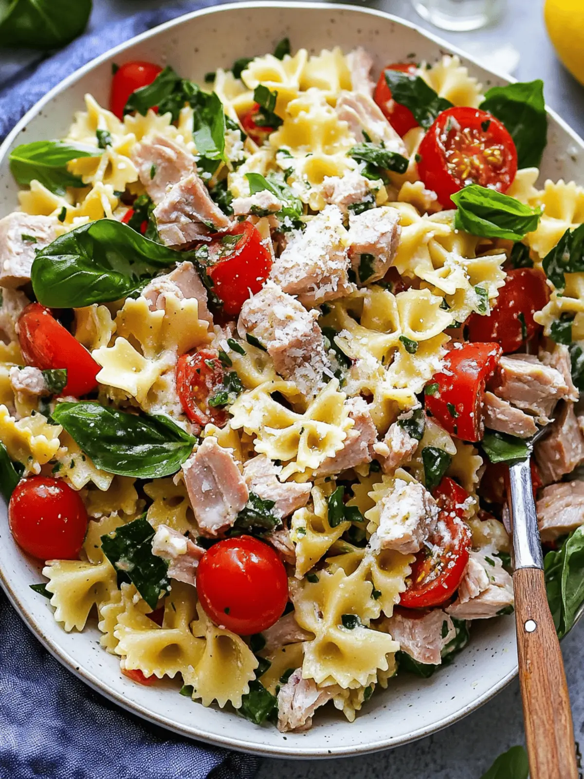 Tuscan Tuna Pasta Salad