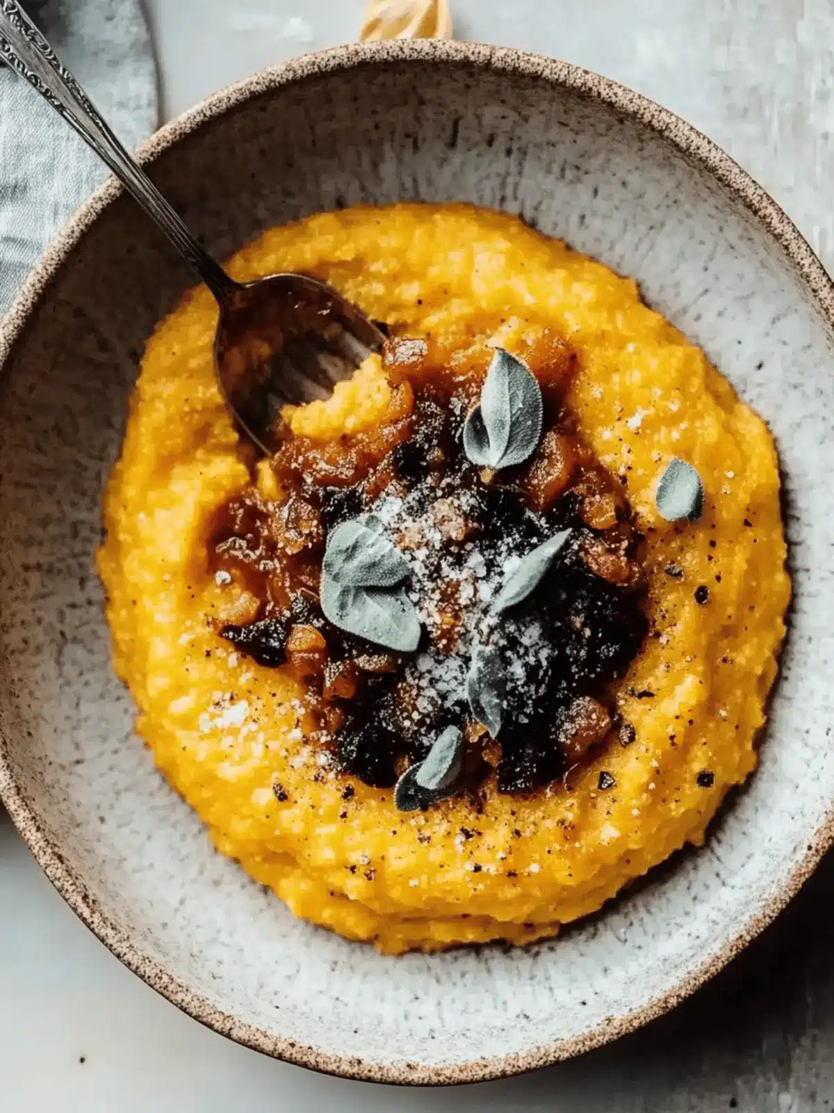 Creamy Pumpkin Polenta