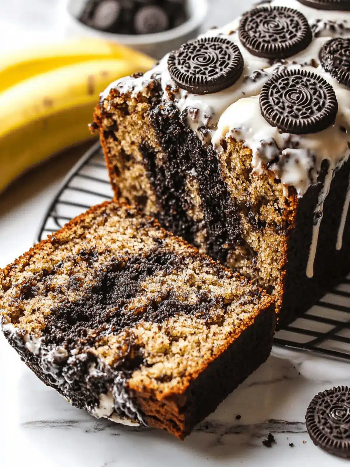 Oreo Banana Bread