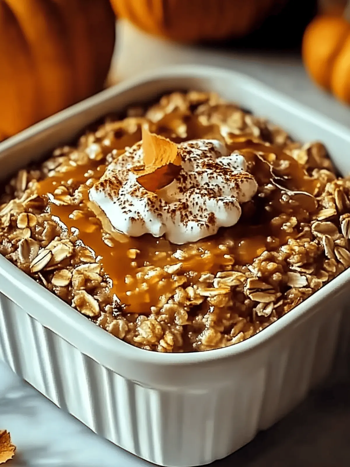 Pumpkin Baked Oatmeal