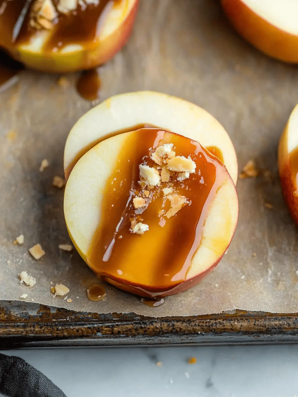 Caramel Apple Slices