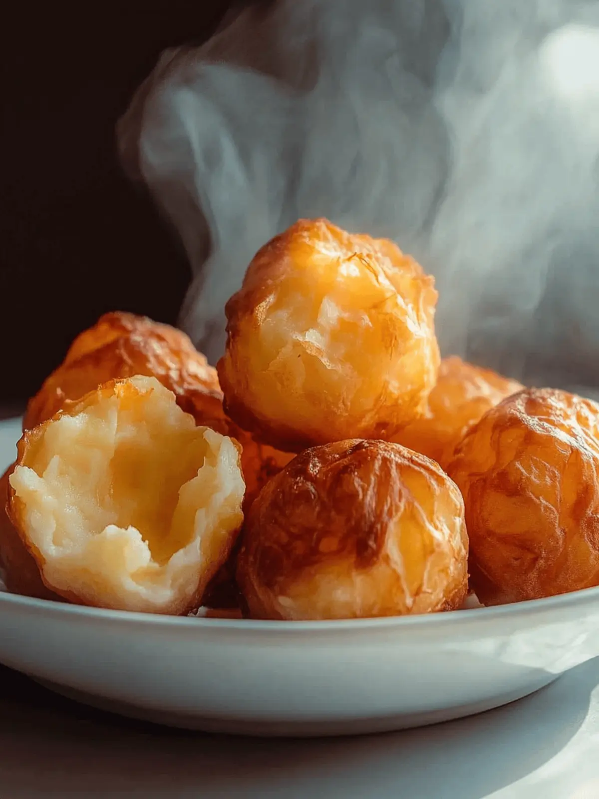 Crispy Mashed Potato Cheese Puffs