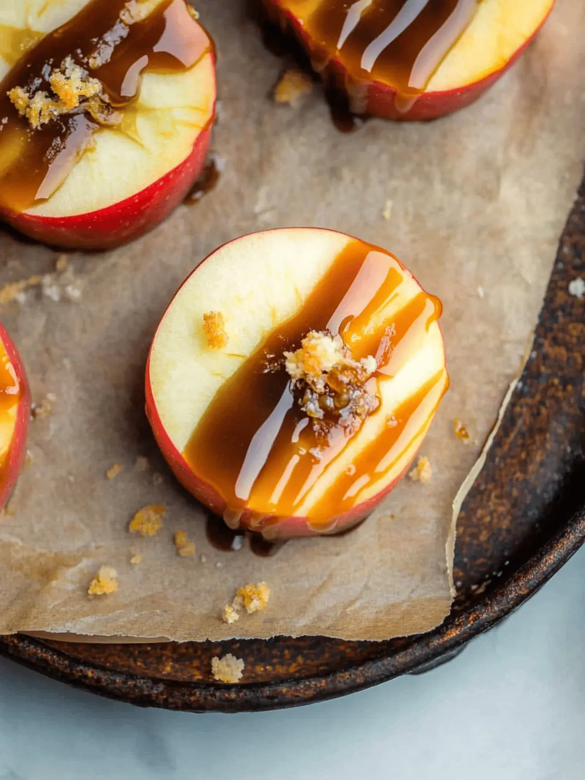 Caramel Apple Slices