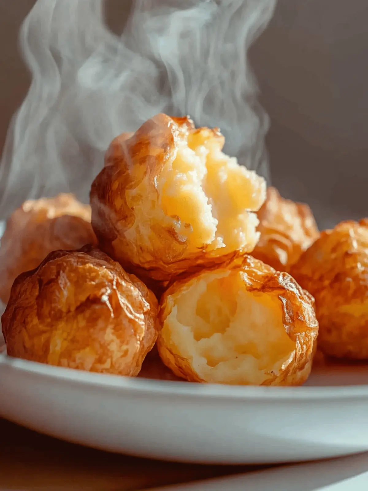 Crispy Mashed Potato Cheese Puffs