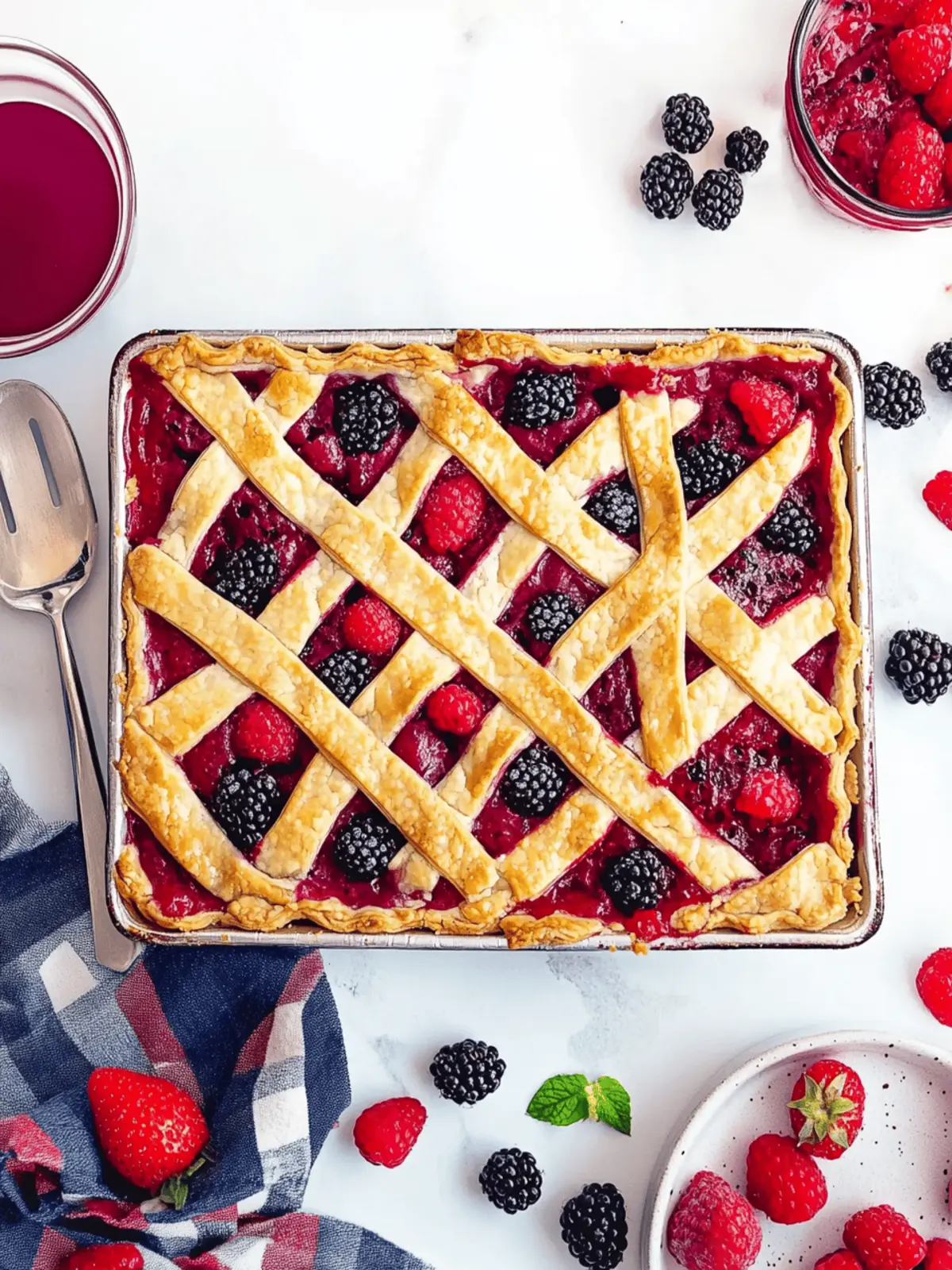 Berry Slab Pie