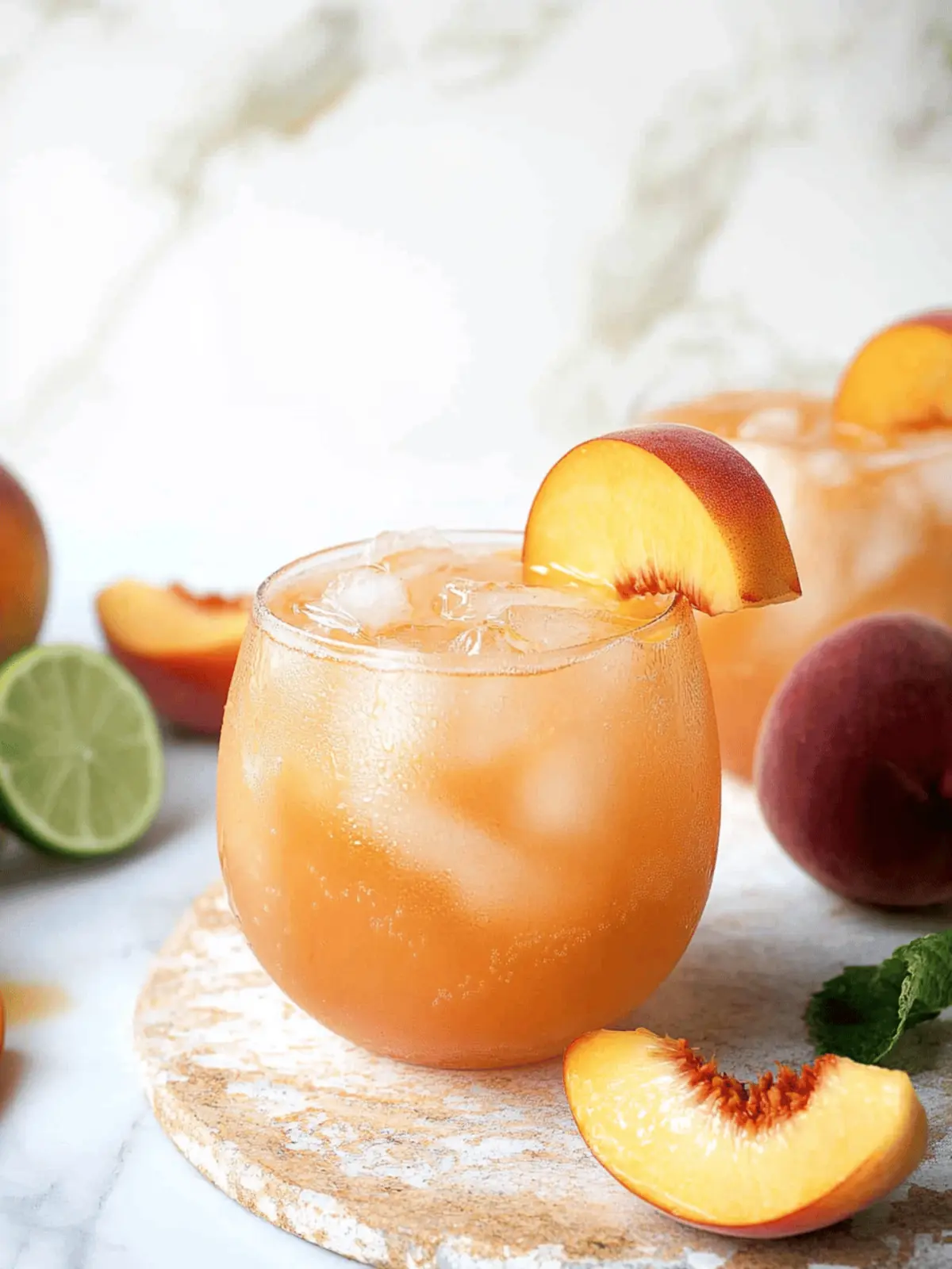 Peach Moscow Mule