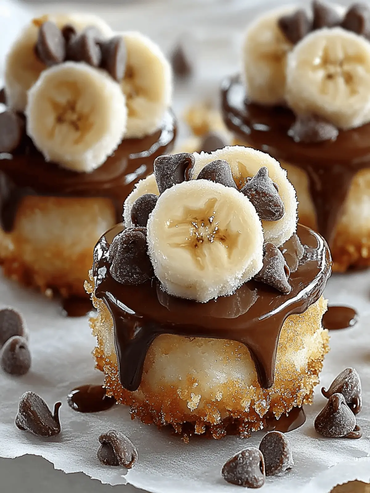 Frozen Chocolate Chip Banana Bites