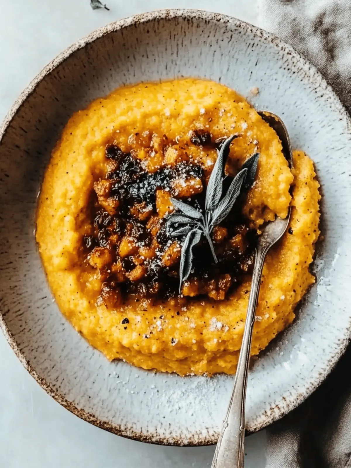 Creamy Pumpkin Polenta