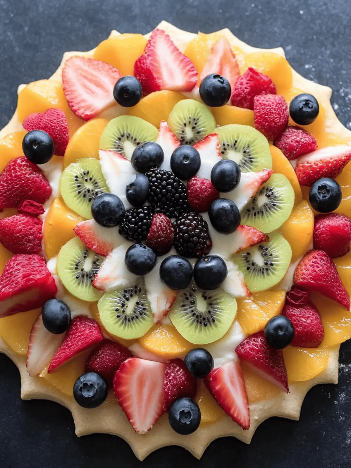 Fruit Pizza with Cream Cheese