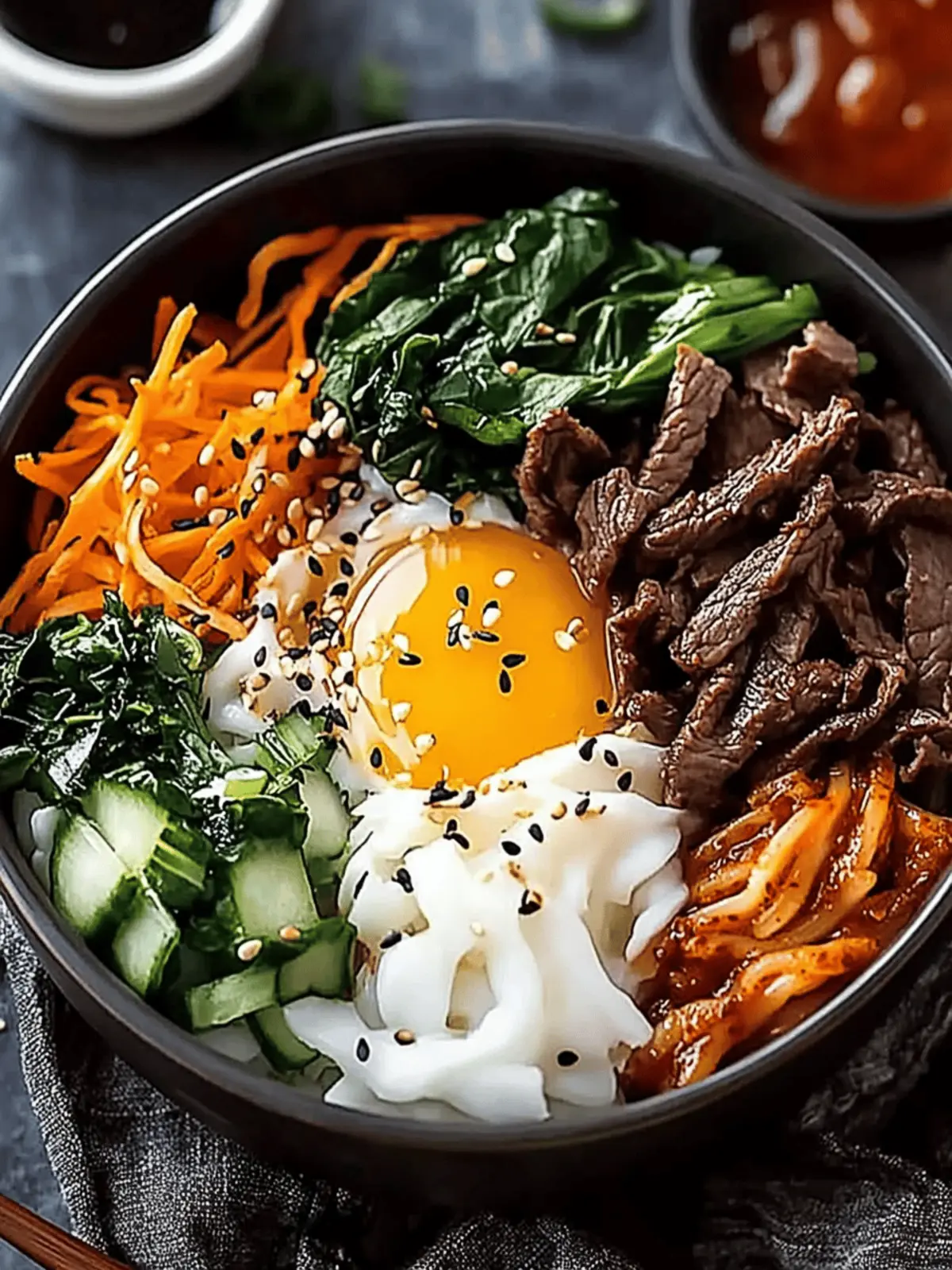Korean Beef Bibimbap Bowl