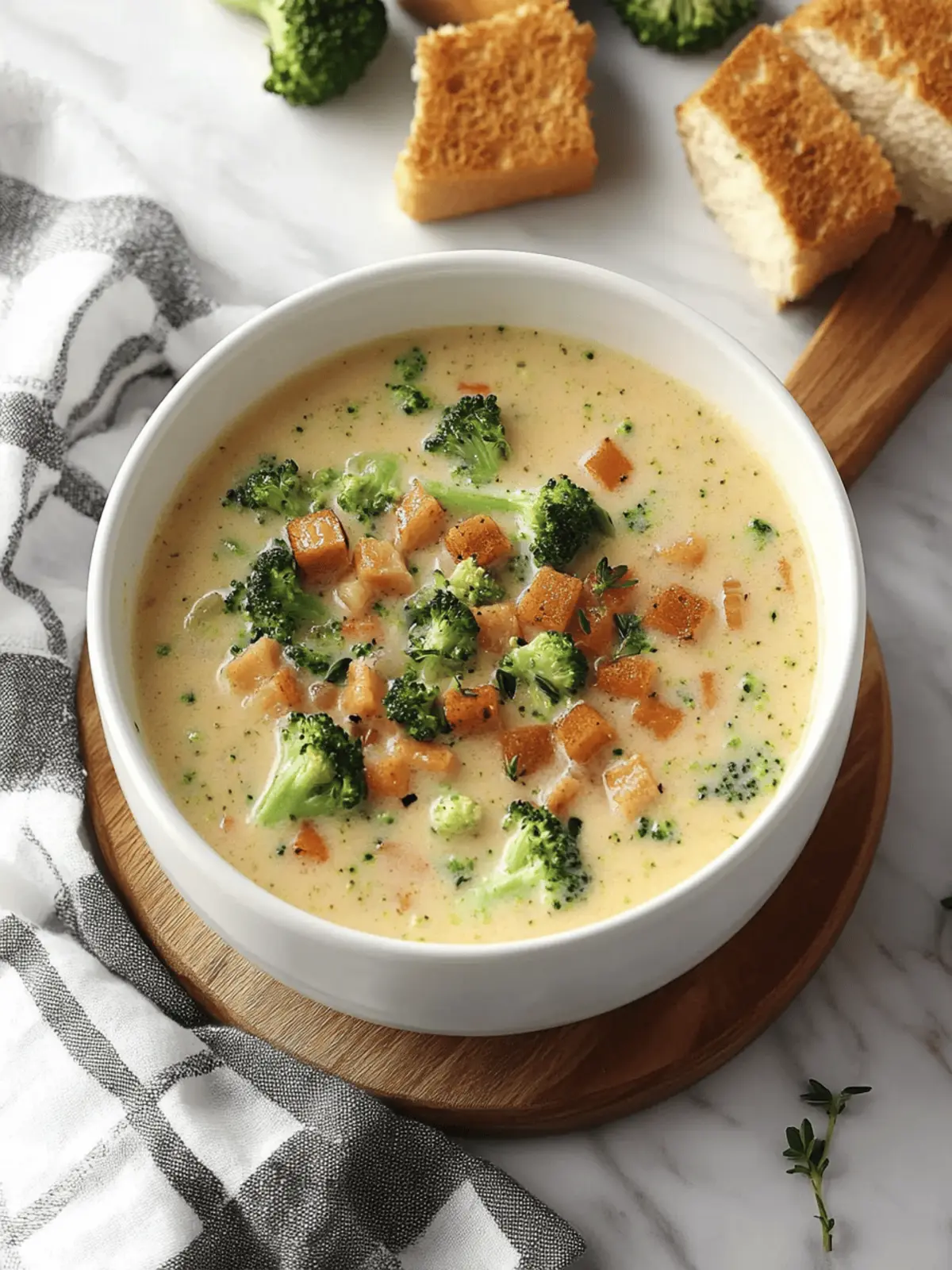 Smoked Gouda Broccoli Soup