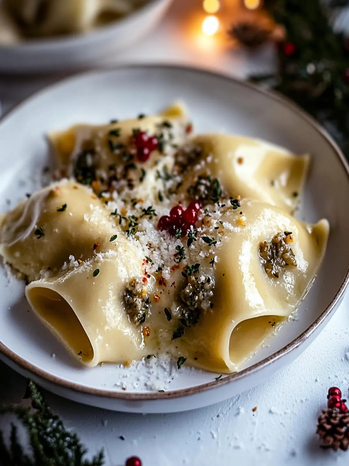 Christmas Stuffed Pasta