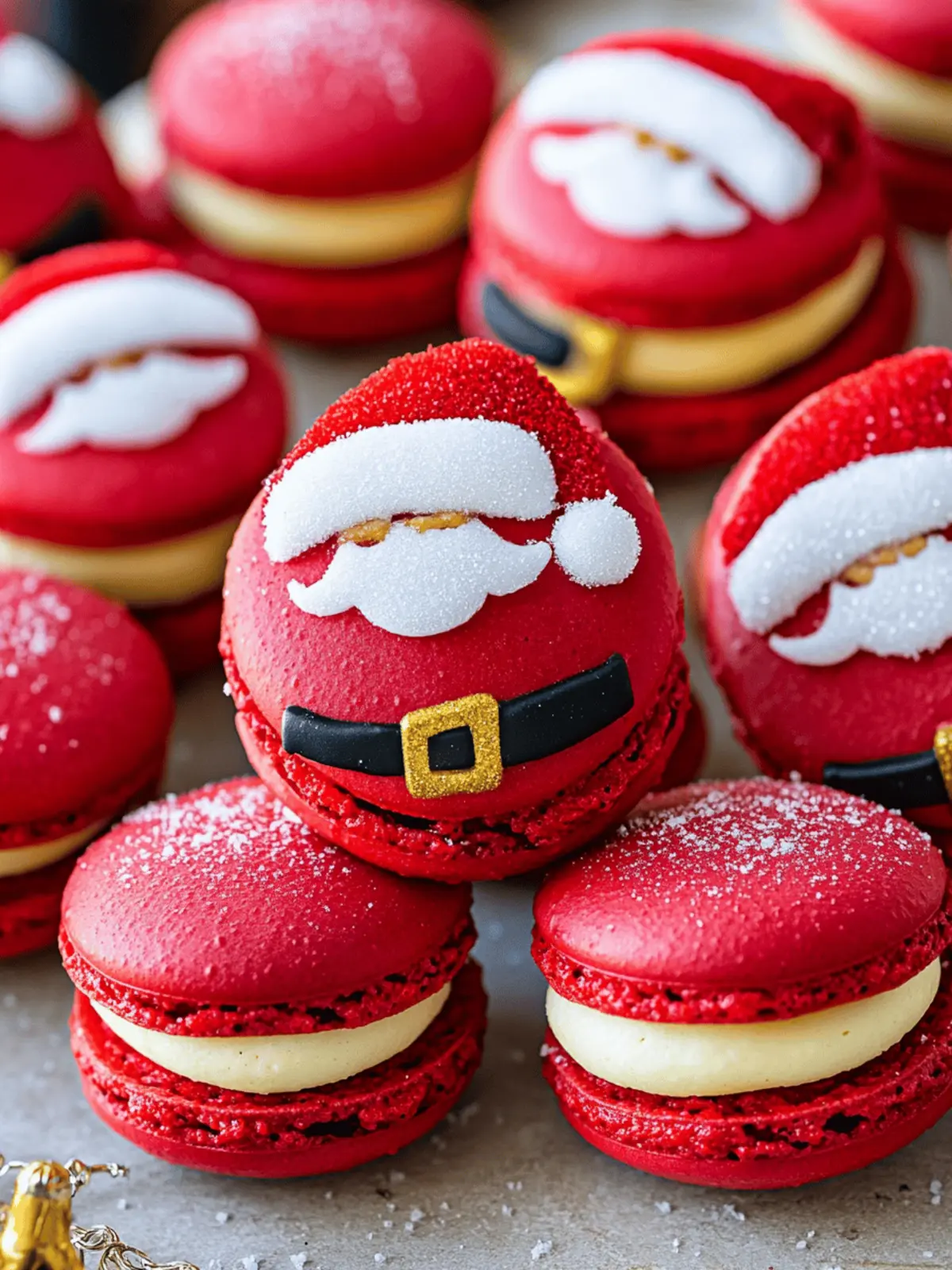 Santa Claus Macarons