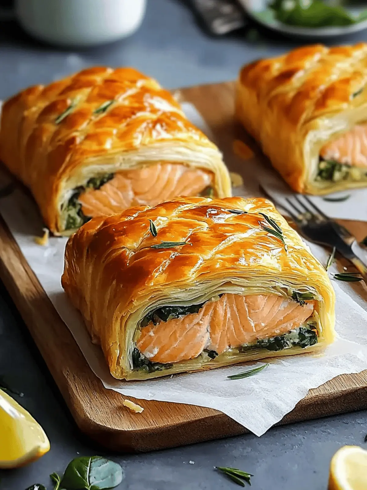 Salmon Wellingtons