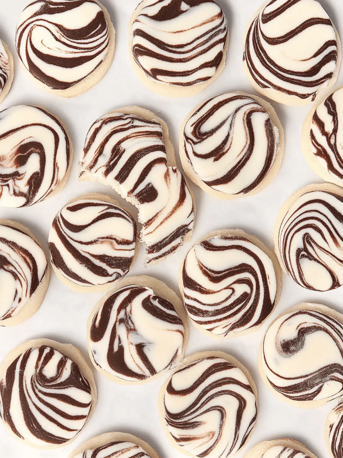 marble cookies