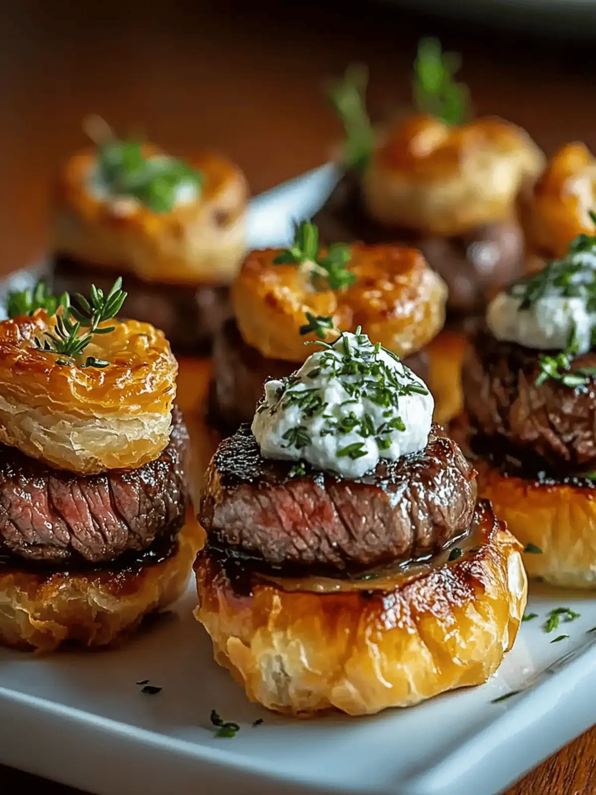Mini Beef Wellington Bites