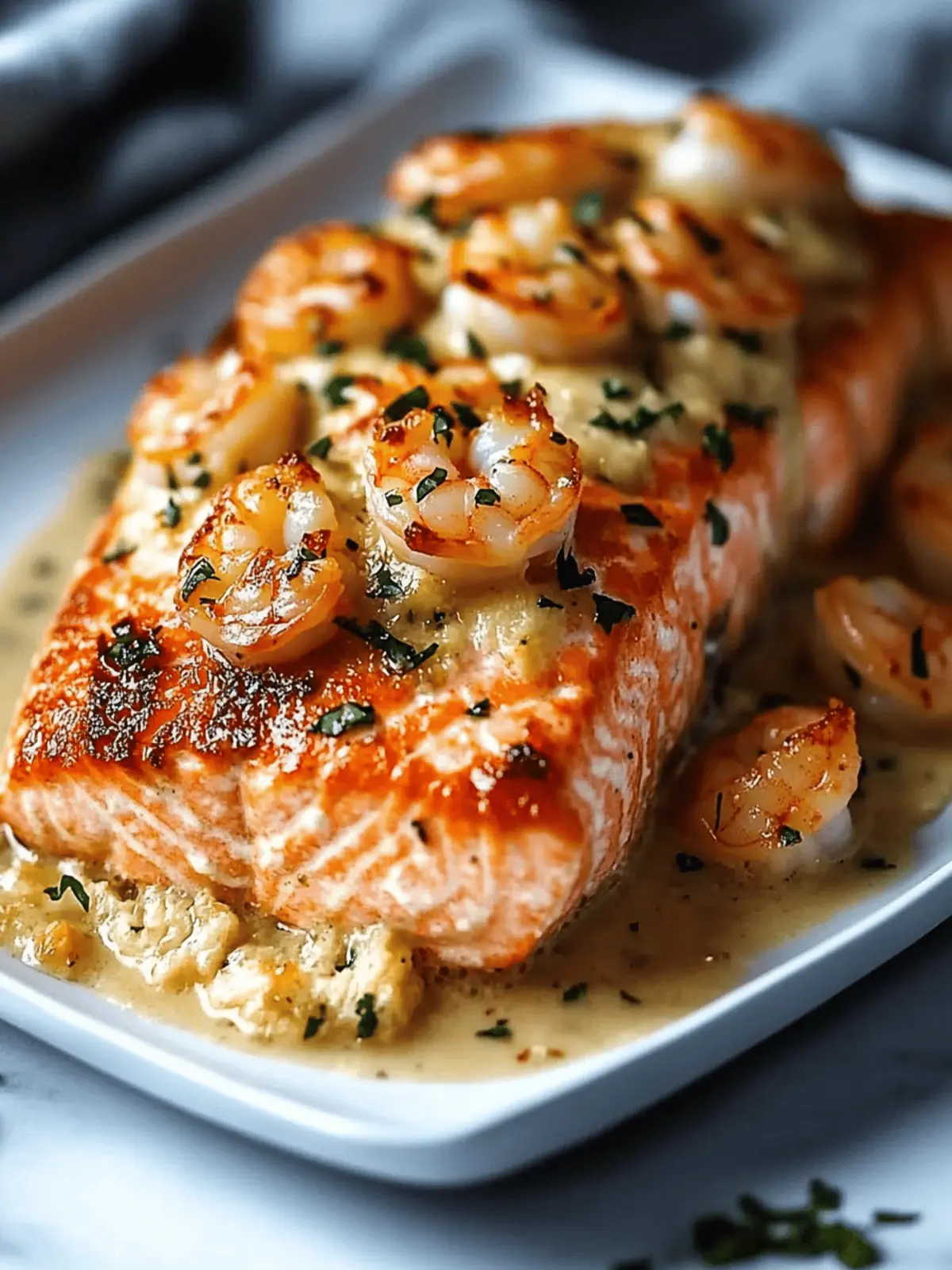 Shrimp Stuffed Salmon