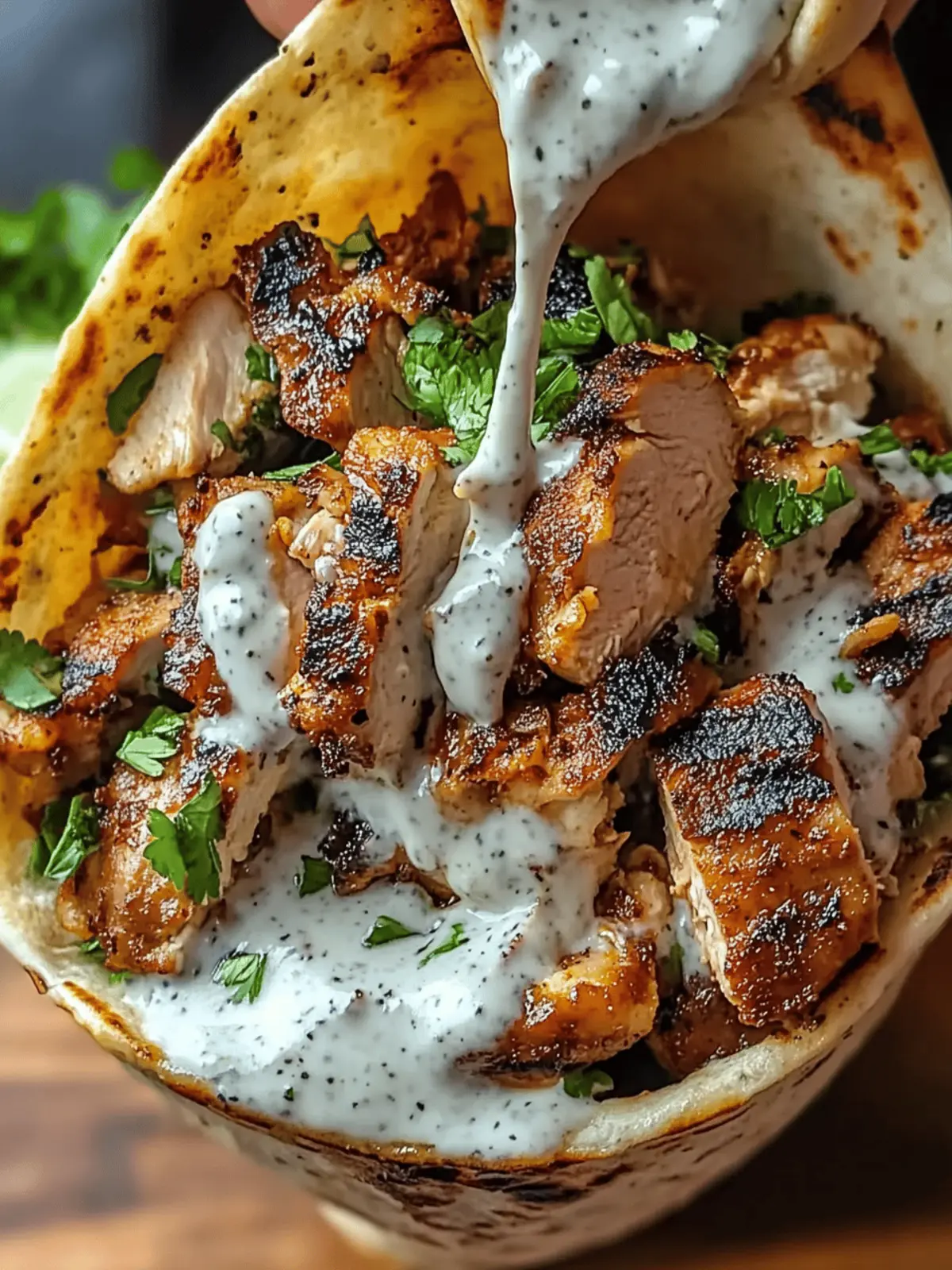 Chicken Shawarma with Garlic Sauce