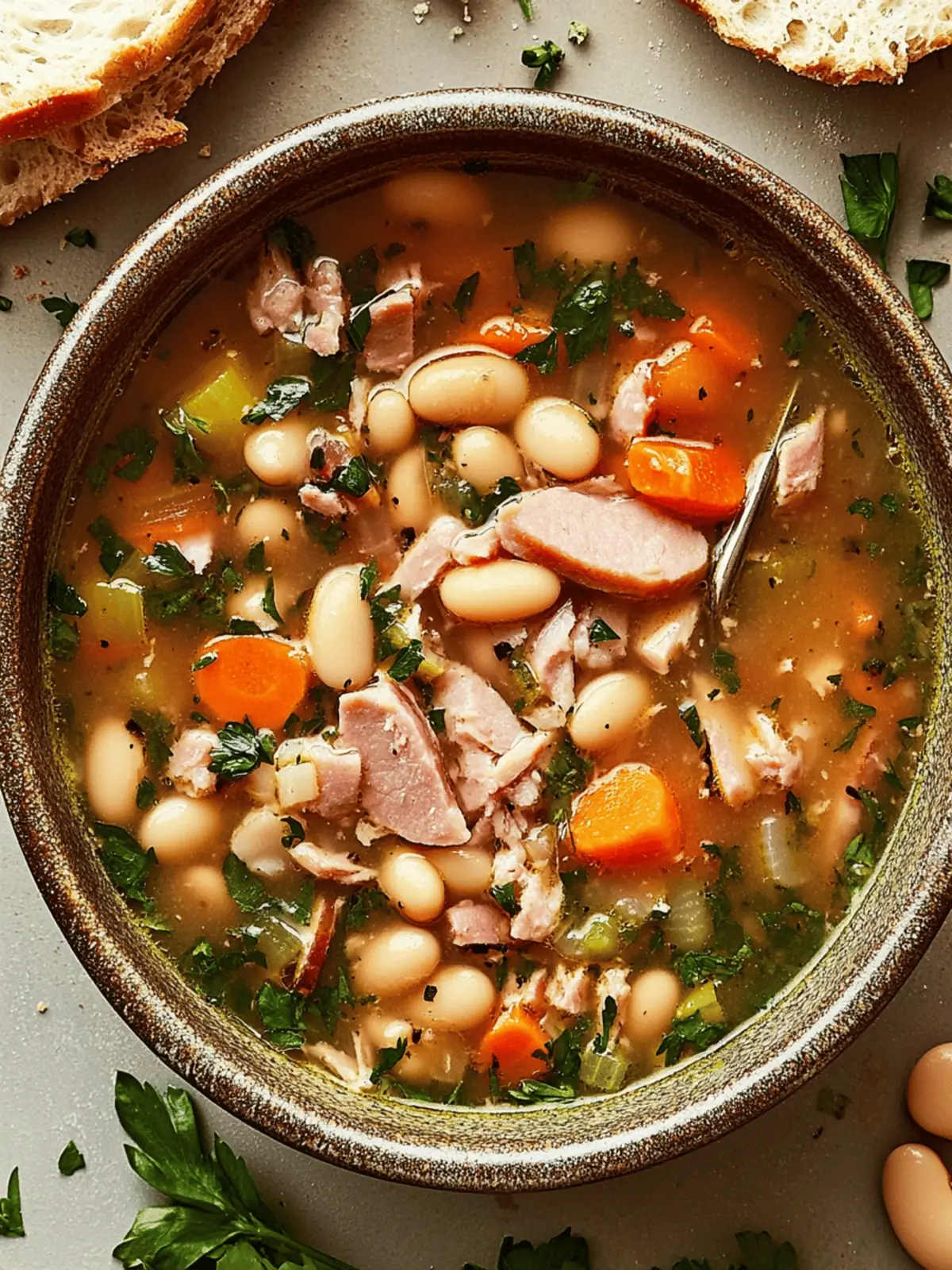 White Bean and Ham Soup