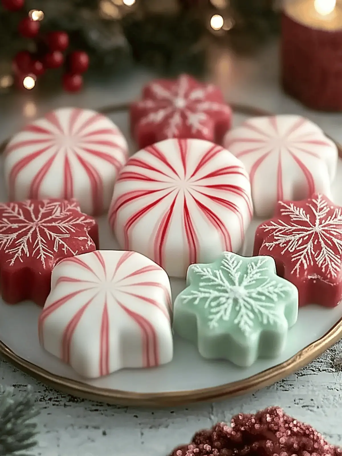 Soft Christmas Peppermints