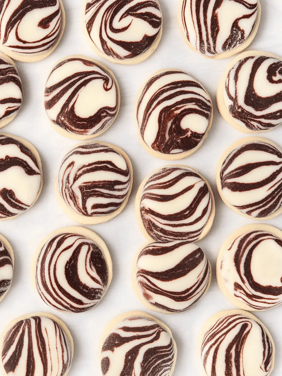 marble cookies